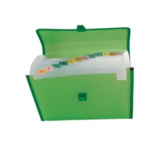 carp. clasif grafoplas fuelle 13 div. pp fo verde