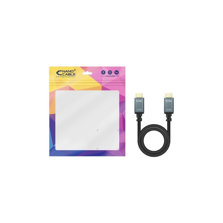 nanocable tooq 10.15.8003 cable hdmi 3 m hdmi tipo a  estandar  negro