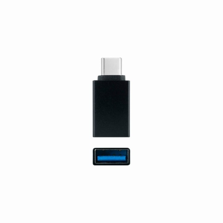 nanocable adaptador usb c/m a usb3,1/h aluminio