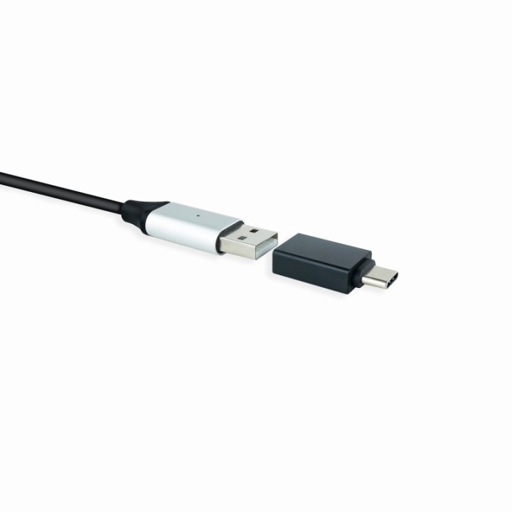 nanocable adaptador usb c/m a usb3,1/h aluminio