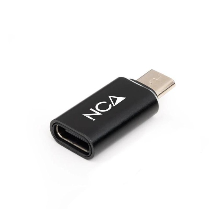nanocable adaptador micro usb/m a usb c/h aluminio