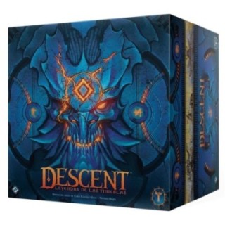 asmodee juego de mesa descent  leyendas de las tinieblas pegi 14