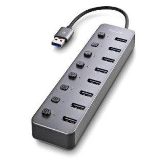 ngs ngs ihub 8 usb 2.0 type a 5000 mbit/s gris