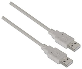 cable aisens usb 2.0 tipo a/m a/m beige 1.0m