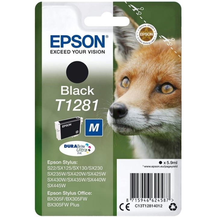 epson cartucho t1281 negro