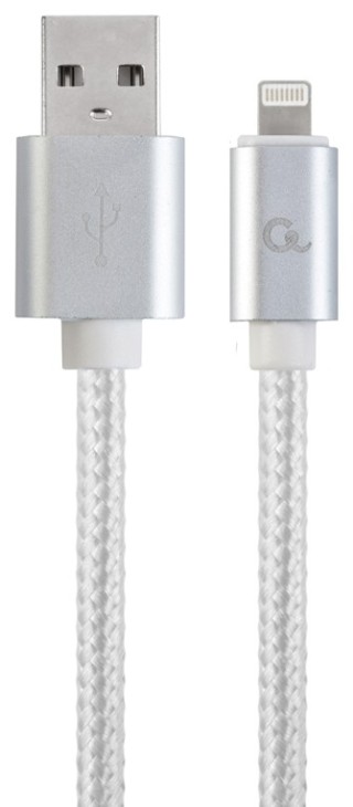 cable trenzado de algodon gembird 8 pines conectores metalicos, 1,8 m