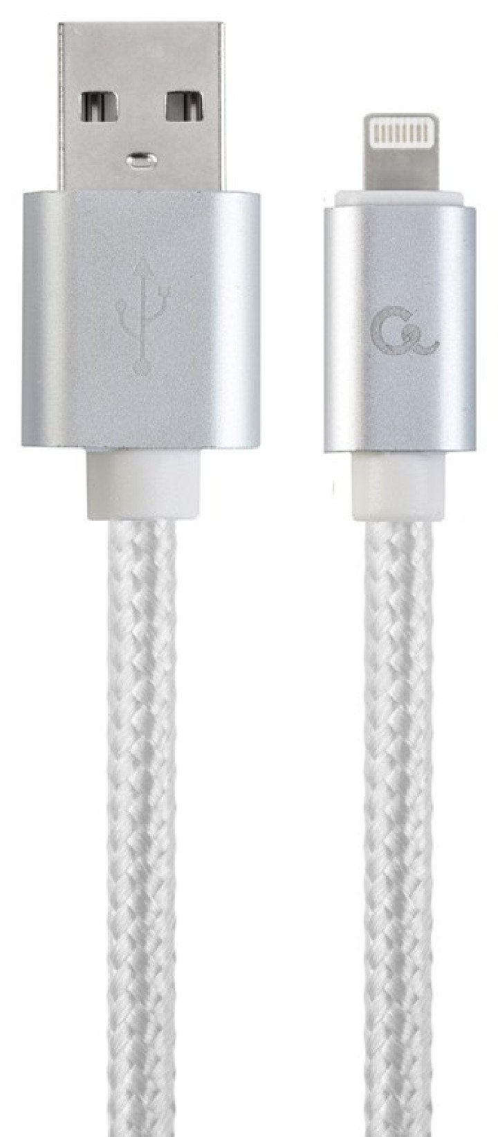 cable trenzado de algodon gembird 8 pines conectores metalicos, 1,8 m