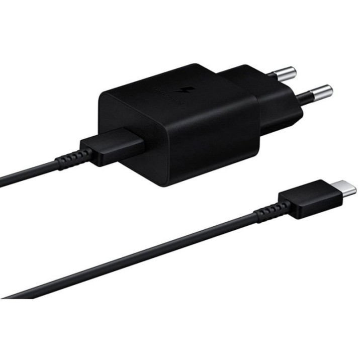 samsung cargador samsung ep   t1510 usb tipo c  negro + cable usb tipo c 15w