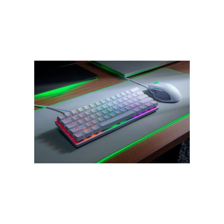razer razer huntsman mini teclado usb qwerty internacional de ee.uu. blanco