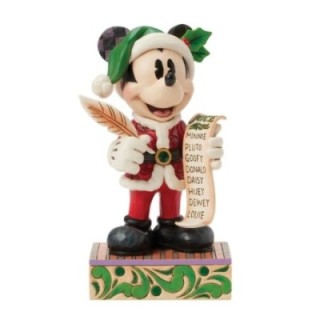 enesco figura enesco disney pap? noel mickey