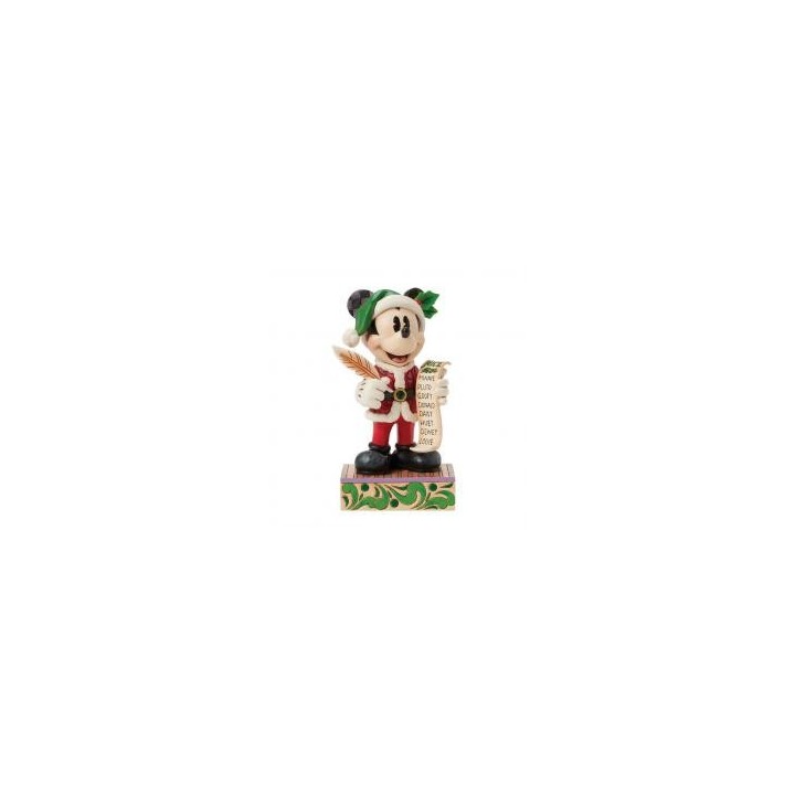 enesco figura enesco disney pap? noel mickey