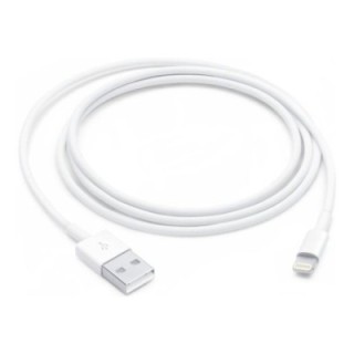 apple cable lightning a usb tipo a apple 1m    macho   macho    blanco