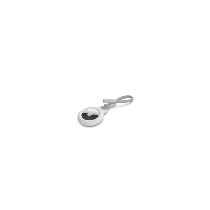 belkin llavero belkin f8w974btwht apple airtag blanco con correa