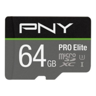 pny tarjeta memoria micro sd pny 64gb elite uhs   i c10 microsdxc
