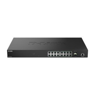 switch gestionable l2+ d link dms 1250 18/e 18p 16x2.5gb 2x10gb sfp+ metalico rack negro