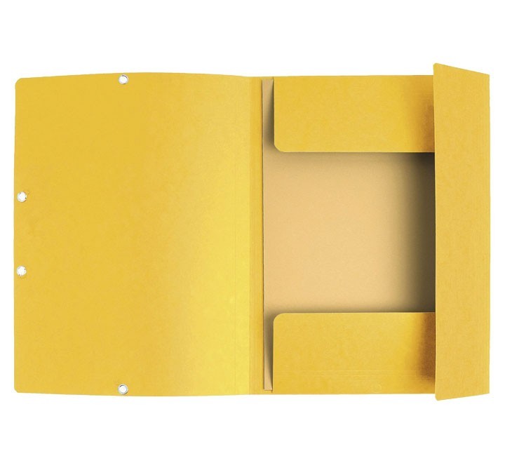 carpeta gomas carton exacompta 3 solapas amaril