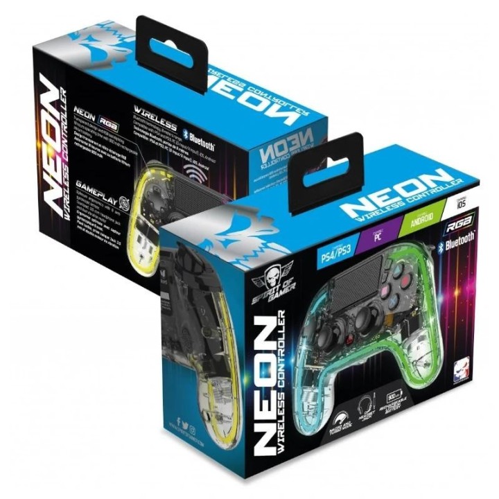 spirit of gamer mando neon rgb bt