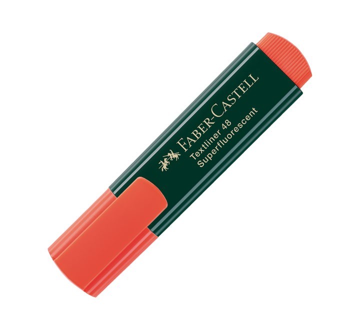 marc. fluor faber castell textliner naranja 154815