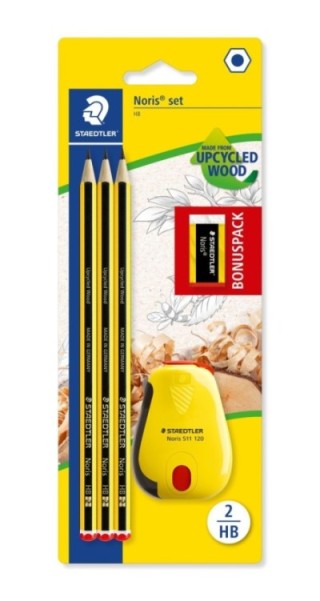 bl. 3 lapices staedtler noris 120 2+goma+afila dep