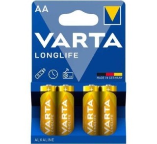 blister 4 pilas varta alcalina longlife aa lr6
