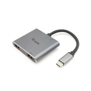 docking usb c equip 133484 a 2xhdmi 4k 1xusb c pd 100w 1xusb a 3.0