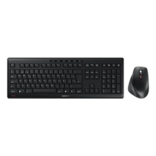 cherry teclado + raton cherry stream desktop comfort inalambrico negro