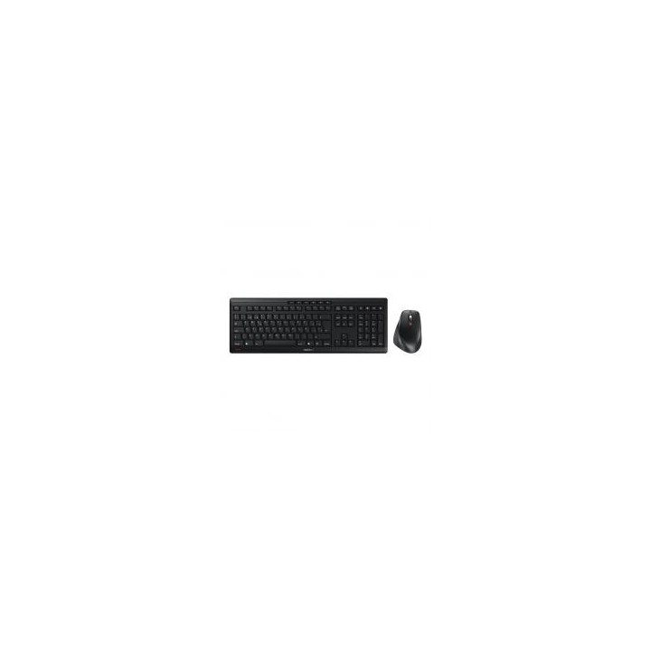 cherry teclado + raton cherry stream desktop comfort inalambrico negro