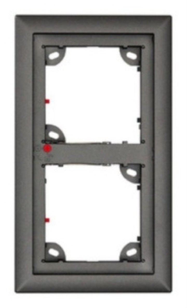 double on wall housing, dark grey