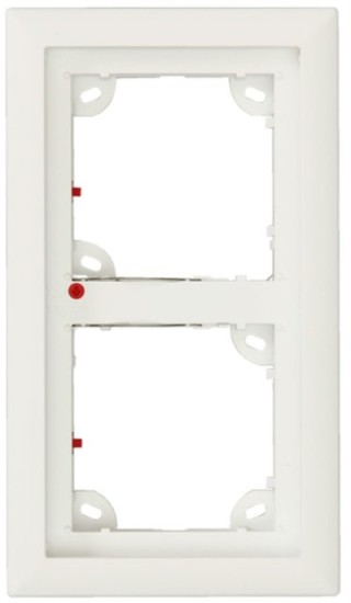 double frame, silver