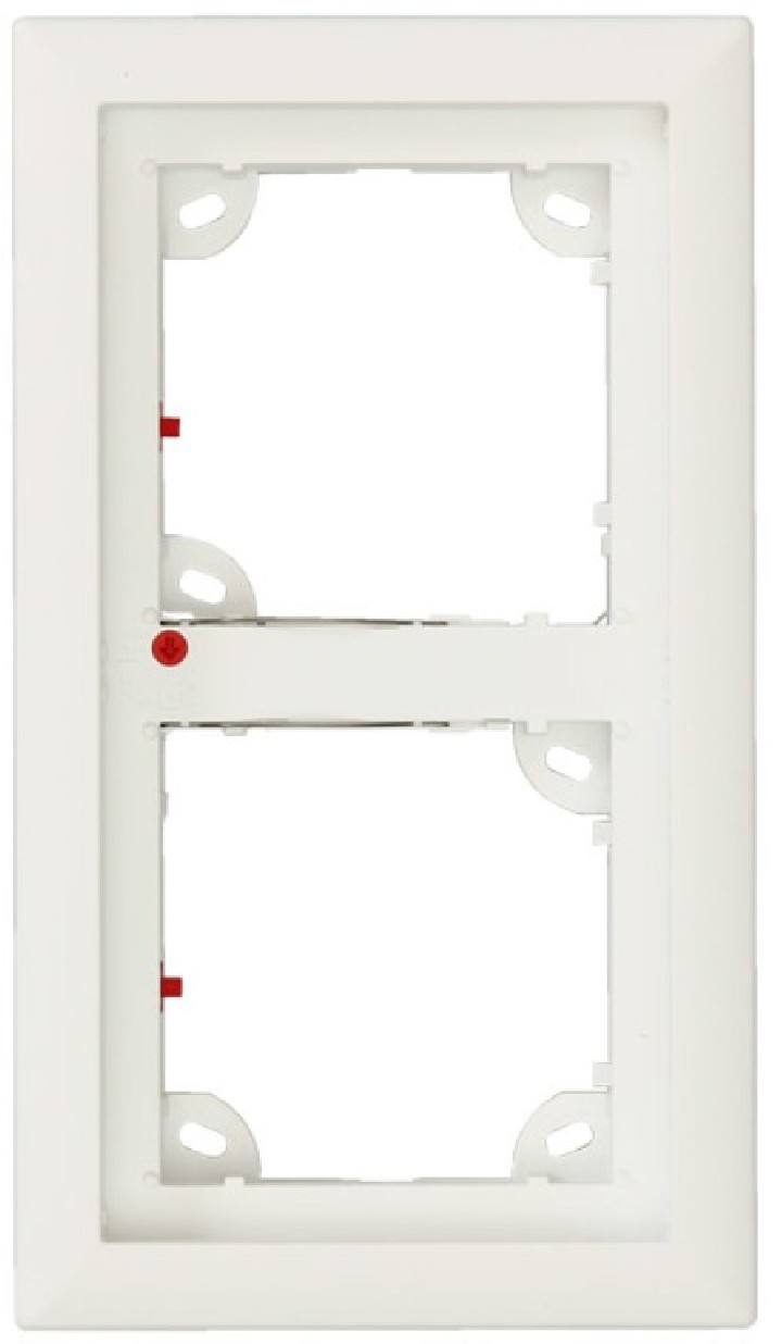 double frame, silver