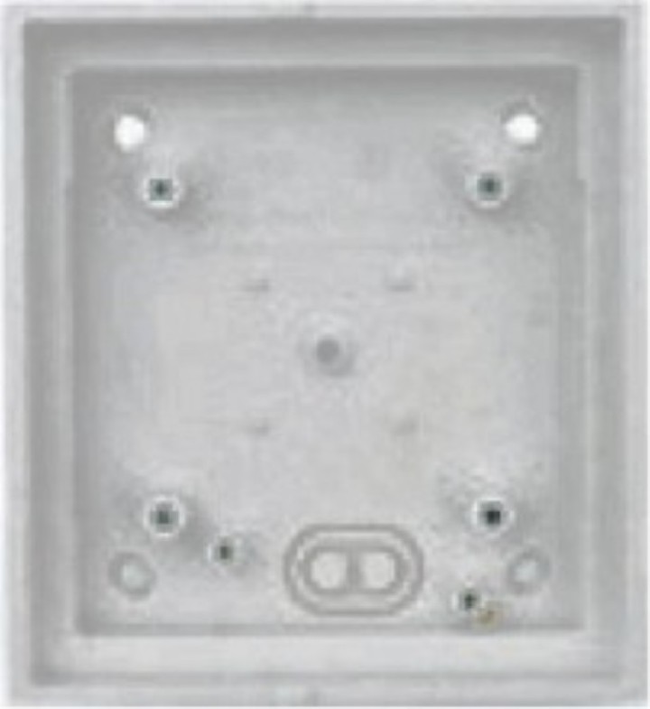 single on wall housing, dark grey