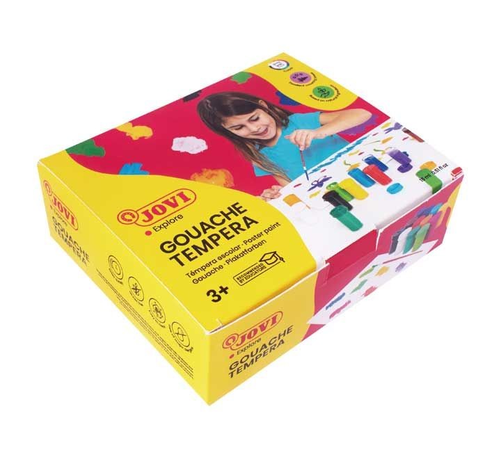 est. 12 tempera jovi gouache 15ml+pincel