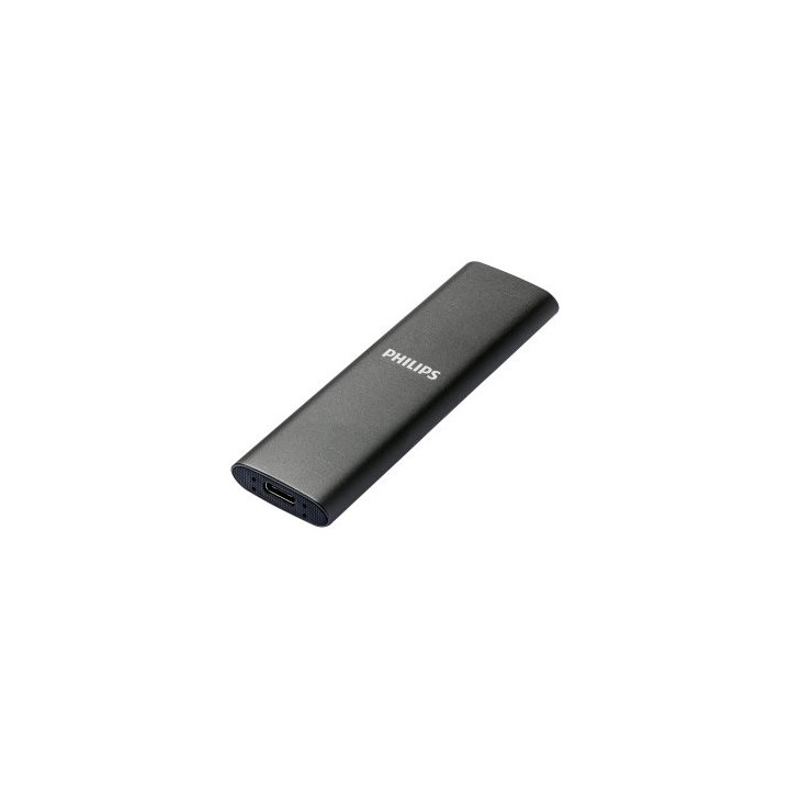 disco m.2 externo philips 500gb usb c/usb3.0 540mb/s ultra slim gris fm50ss031p