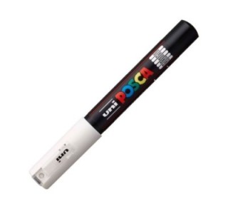 rotulador uni ball posca pc1m 0.7 blanco