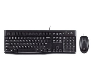 logitech teclado + mouse raton logitech desktop mk120 usb italiano