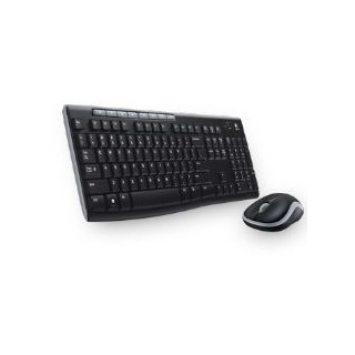 logitech teclado + mouse logitech mk270 wireless inalambrico ingles