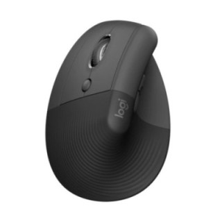 logitech rat?n inal?mbrico vertical logitech lift para zurdos 4000 dpi negro   gris