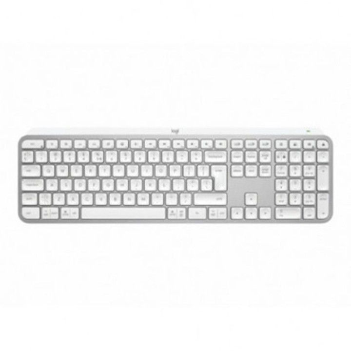 logitech teclado logitech mx keys s inalambrico gris