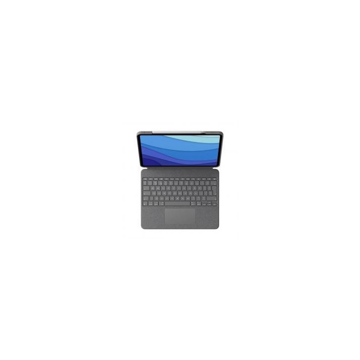 logitech funda logitech combo touch para con teclado para ipad pro m4 11 pulgadas grafito