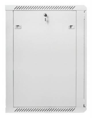 aramrio lanberg mural rack 19" 18u 600x600 flat pack v2 puerta cristal gris