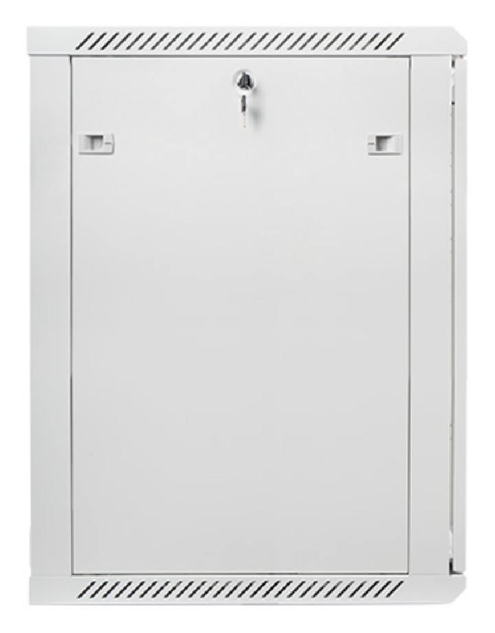 aramrio lanberg mural rack 19" 18u 600x600 flat pack v2 puerta cristal gris