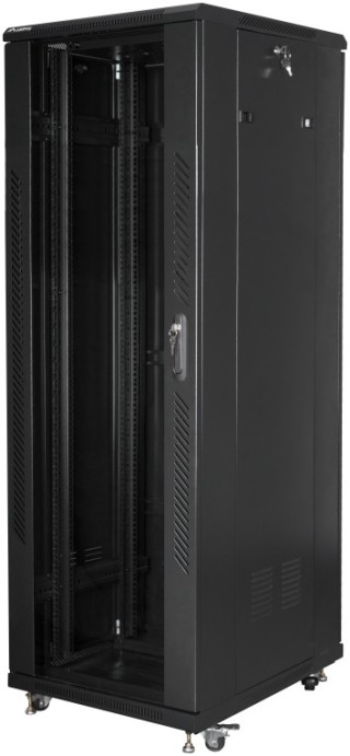 armario lanberg rack 19" 37u 600x800 flat pack black negro