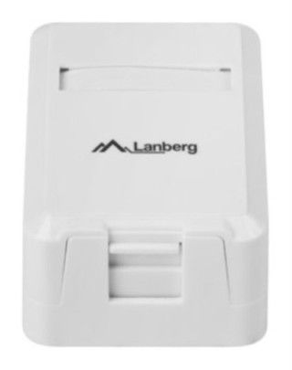 roseta de superficie lanberg para 1 modulo keystone