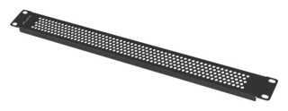 panel ciego lanberg 1u 19" perforado negro
