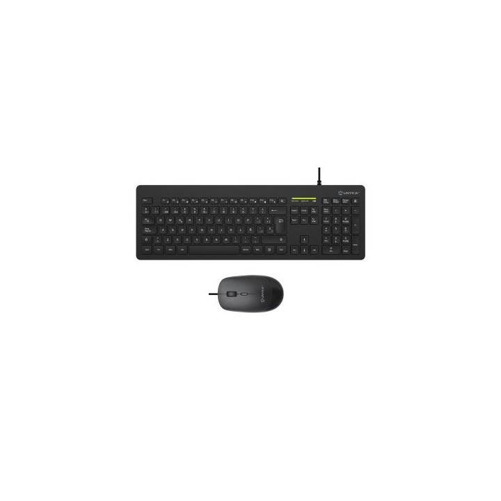 teclado y mouse unykach mk211 pro slim 2400 dpi diseno ultra delgado