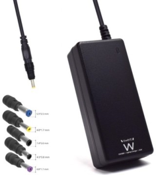 cargador portatil ewent 65w compatible hp 5 conectores