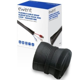 ewent manguito flexible con velcro ewent ew1557 1000x85mm