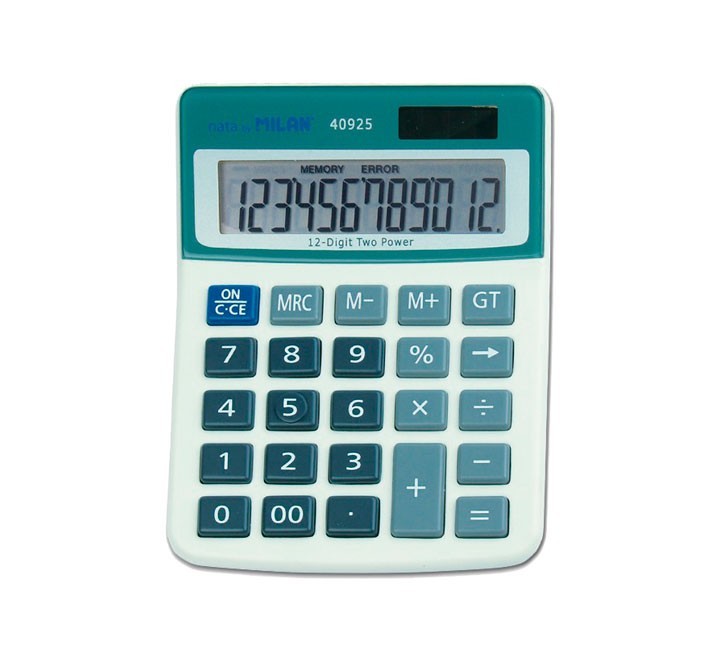 blister calculadora milan 12 dig 40925bl