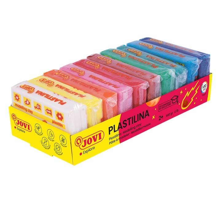 c. 10u plastilina jovi 50gr stdo 70/10s