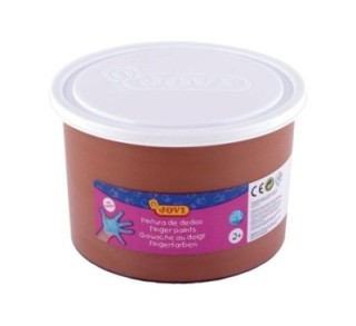 bote pintura dedos jovi 56112 500ml marron